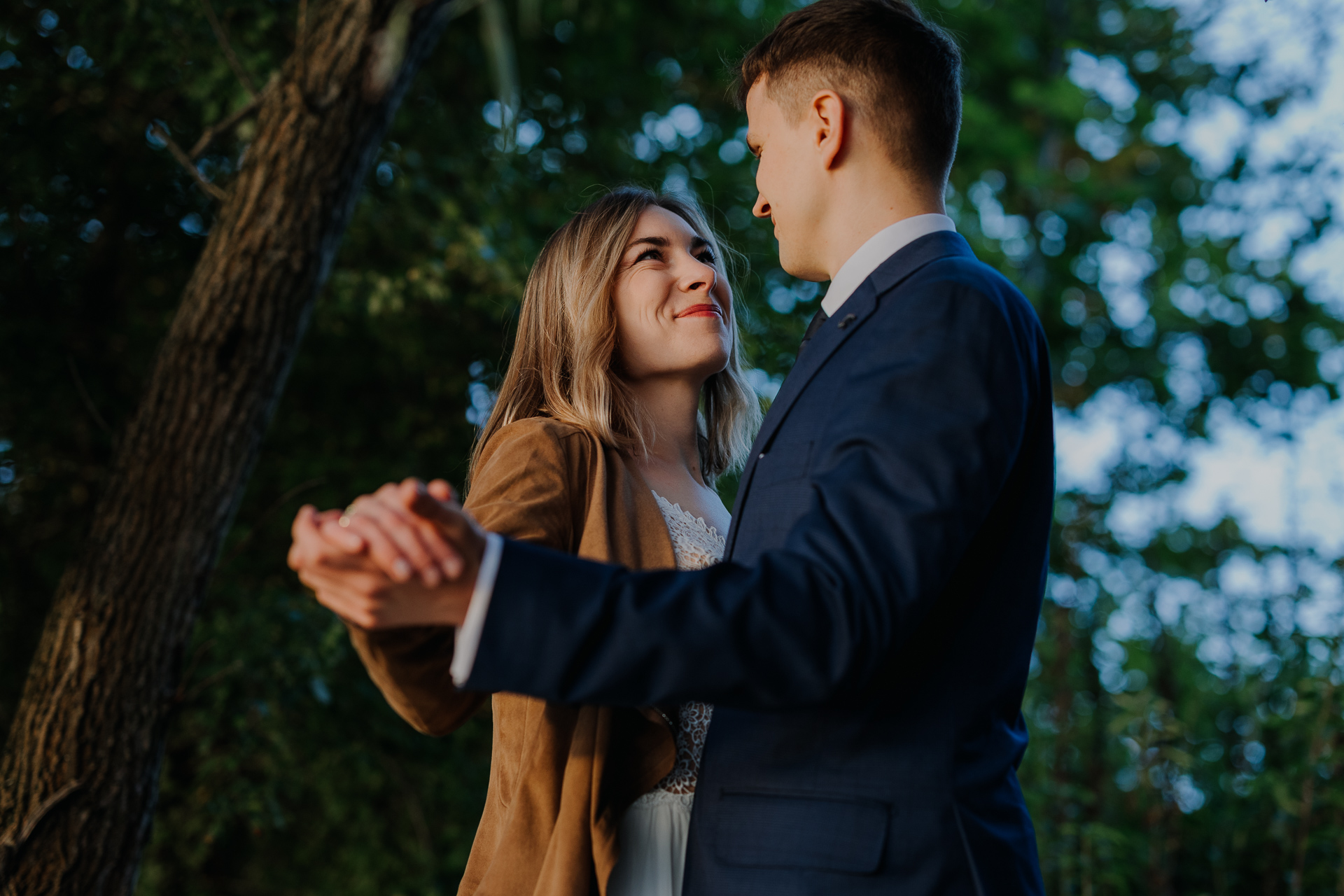 Sesja poślubna w Przylasku Rusieckim