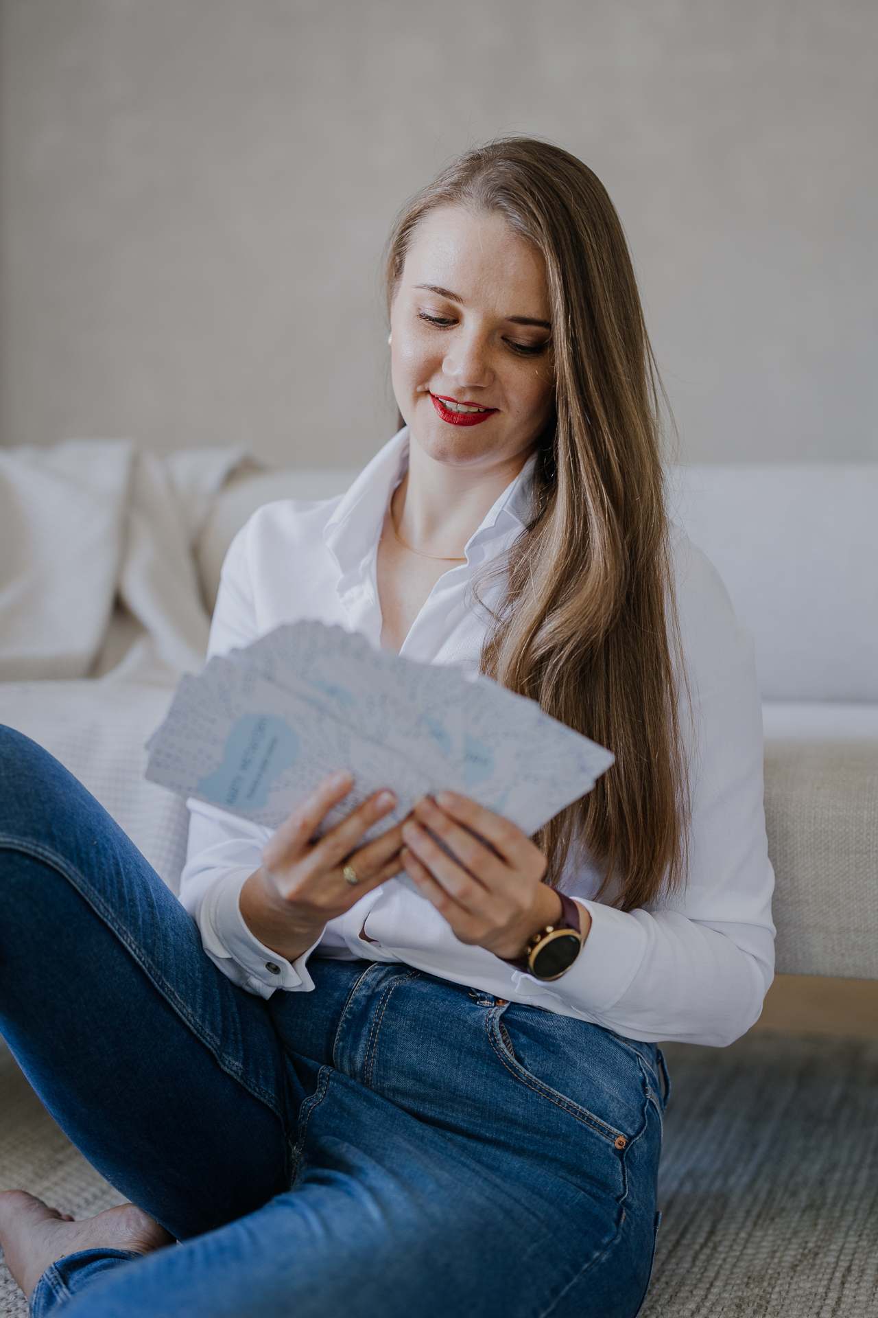 sesja wizerunkowa kobiety w studio w Krakowie