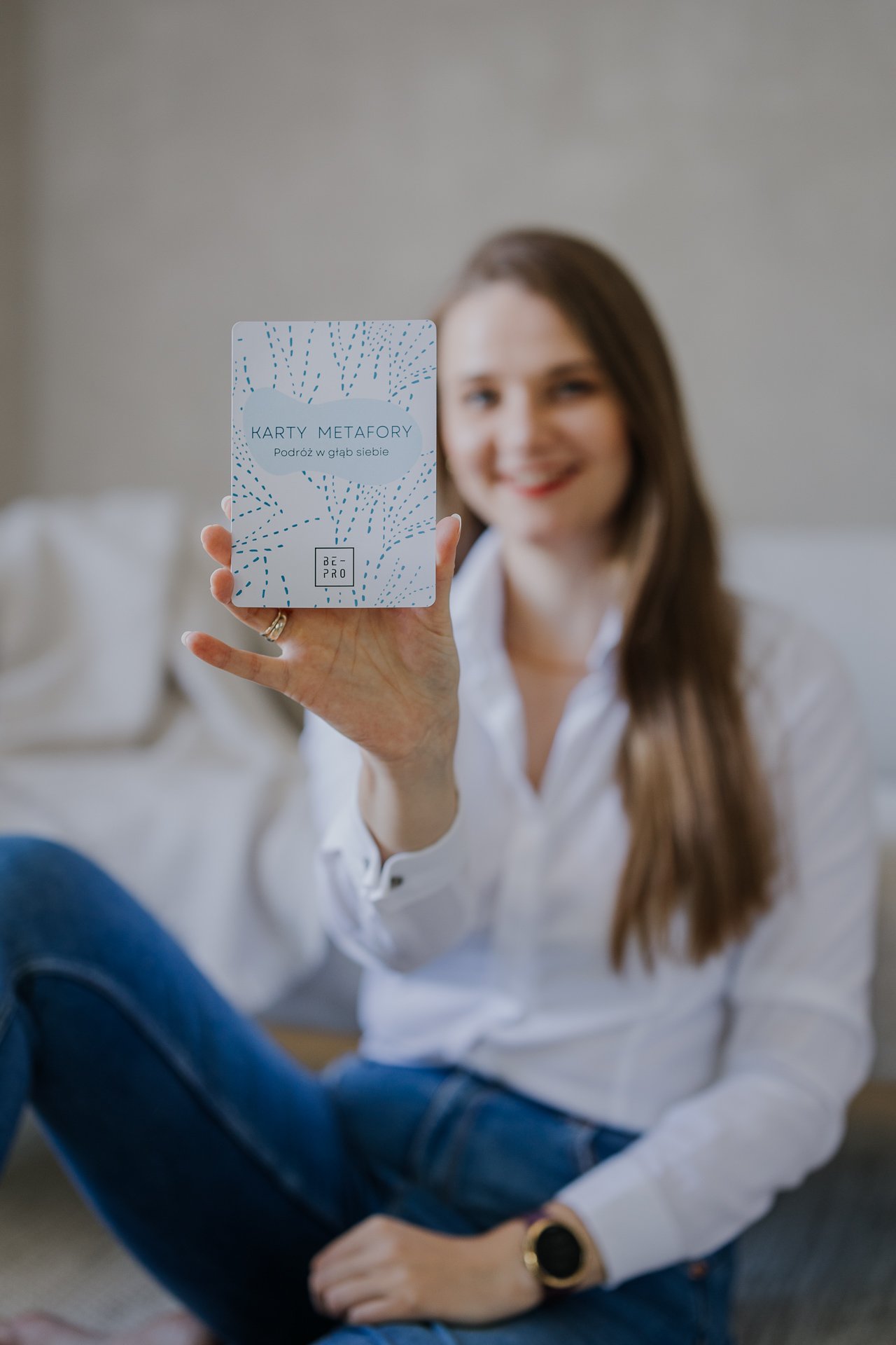 sesja wizerunkowa kobiety w studio w Krakowie