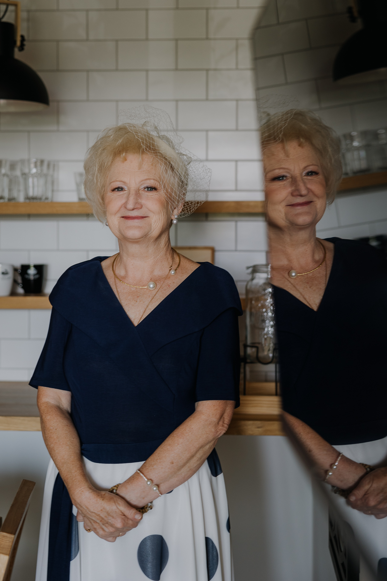 Portret Mamy Panny Młodej z odbiciem