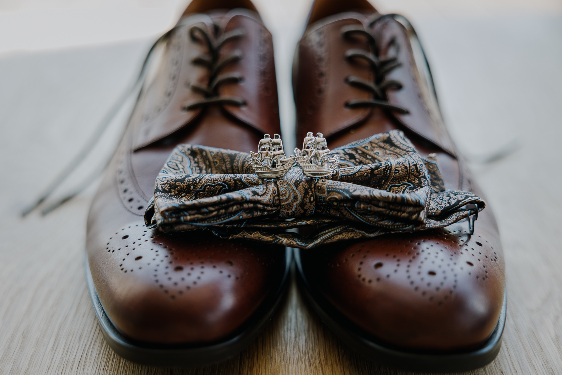 dodatki ślubne w stylu żeglarskim