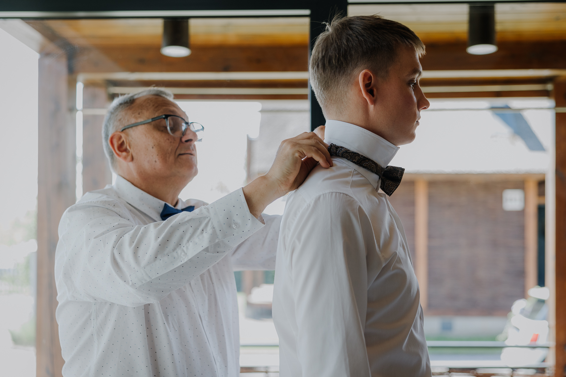 Przygotowania Pana Młodego z Tatą