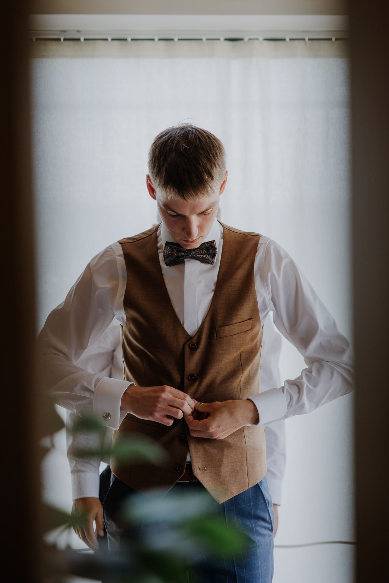 Przygotowania Pana Młodego z Tatą