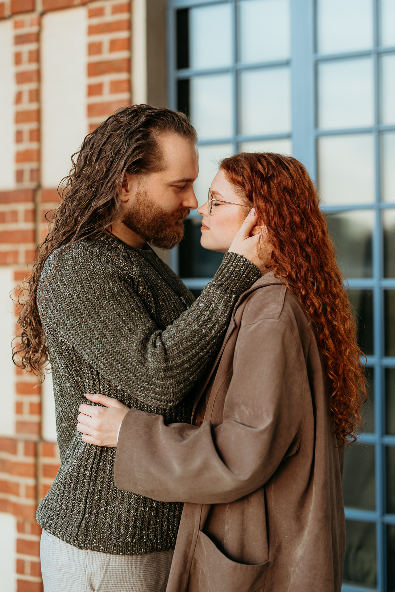 Para przytula się przy drzwiach, Cricoteka, Kraków